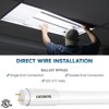 Luxrite 4FT T8 LED Tube Lights, Type B, 12W/15W/18W  5 Colors 3000K - 6500K, Ballast Bypass, 1620/1950/2250LM  4 Pack - 3 of 4