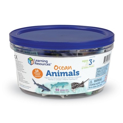 Learning Resources Ocean Animals Figures 50pc