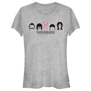 Juniors Womens Bob's Burgers Iconic Hair T-Shirt - 1 of 3