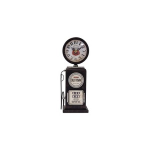 Yosemite Home Decor Old Town Black Table Top Clock - 1 of 4