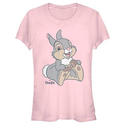 Juniors Womens Bambi Thumper the Rabbit T-Shirt - image 1 of 4