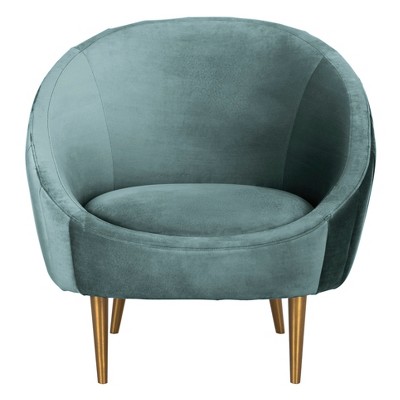 Razia Channel Tufted Tub Chair Sea Foam - Safavieh