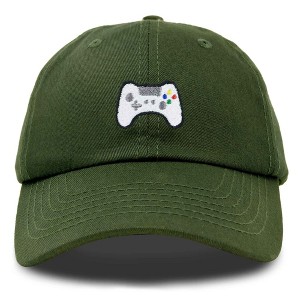 Dalix Game Controller Embroidered Mens Womens Cotton Dad Hat Baseball Cap Adjustable - 1 of 4
