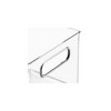 Plastic Stackable Fridge Bin with Handles, Set of 4, Clear, Made in USA - 3 of 4