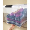 IRIS USA Plastic Storage Bin with Lid and Secure Latching Buckles - image 4 of 4