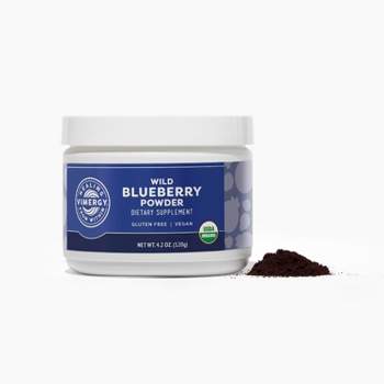 Vimergy USDA Organic Wild Blueberry Supplement Powder, 62 Servings