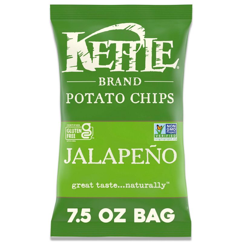 Kettle Brand Jalapeno Kettle Potato Chips - 7.5oz, 1 of 7