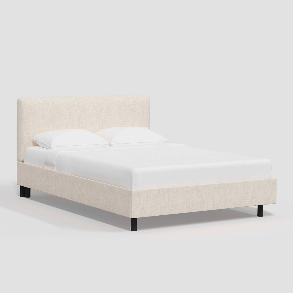 Photos - Wardrobe Twin Olivia Platform Bed in Linen Talc - Threshold™