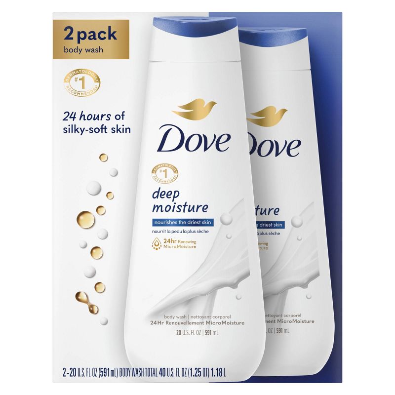 Dove Deep Moisture Nourishes the Driest Skin Body Wash, 3 of 10