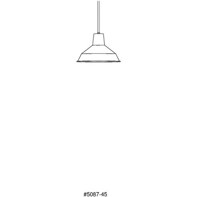 Brushed Nickel Mini Bowl Pendant with Spun Metal Shade