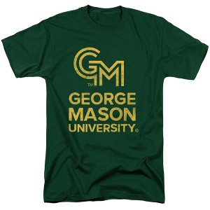Men's George Mason University Official Distressed Primary Logo T-Shirt - 1 of 4
