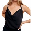 Women's Silky Cowl Neck Camisoles - BluIvy - 2 of 4