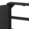 23.62 "Vintage Two Door Wall Cabinet with Mirror, Three-level Entrance Storage Space - 4 of 4