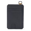 Men's Nylon Duck Slim Front Pocket Wallets, Black - 2 of 4
