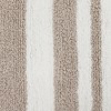 100% Cotton Stripe Print Reversible Indoor Bath Rug, Simple Spa Look Soft & Absorbent Bath Rug for Year Round Use - 4 of 4