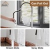 CASAINC Deck Mounted 1-Hole Single Handle Pulldown Kitchen Faucet - 4 of 4