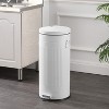 happimess Theo Retro 8-Gallon Step Trash Can with Soft-Close Lid and FREE Mini Trash Can - 2 of 4