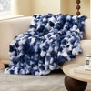 Amelie Home Luxe Faux Fur Throw Blanket – Cozy Bubble Texture for Sofa, Bedroom, or Living Room - 3 of 4