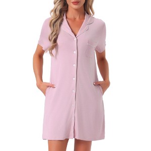 pink pajama dress Primrose Pink Sleep Dress XS