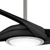 60" Minka Aire Modern Indoor Ceiling Fan with LED Light Remote Control Brushed Nickel Coal for Living Room Kitchen Family Dining - 3 of 4