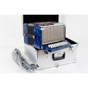 SofiaMari SM-3112 31-Button 12 Bass Accordion GCF Level 3 Dark Blue Pearl 194744421228 - 1 of 3