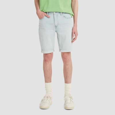 levi's light 511 slim cutoff denim shorts