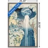 Trends International The Amida Waterfall in the Far Reaches of the Kisokaido Road Framed Wall Poster Prints - 3 of 4
