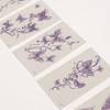 Unique Bargains Adult Realistic Butterfly Fake Tattoos Purple 6 Pcs - 3 of 4