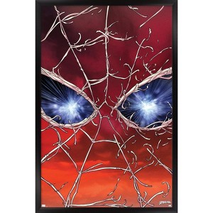 Trends International Marvel Spider-Man: World Of Webs - Mask Framed Wall Poster Prints - 1 of 4