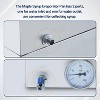 24"x24"x9.4" Divided Maple Syrup Evaporator Pan Stainless Steel With Thermometer &Valve - 4 of 4