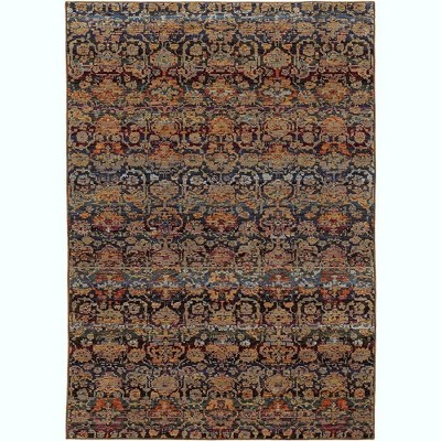 Oriental Weavers Andorra 6836C Multi/ Blue Indoor Area Rug - 5'3" x 7'3"