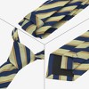INSPIRE CHIC Men's Stripe Self-Tied Skinny Silk Slim Necktie for Graduation Wedding Party Uniforms 1Pc - 3 of 4