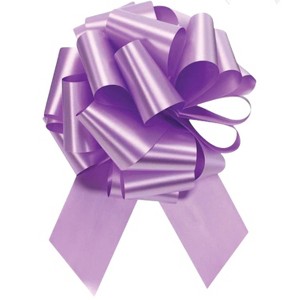 LoonBalloon #40 Perfect Gift Bow 8 inches, Lavender (10-Pack) - 1 of 4