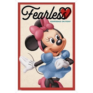 Trends International Disney Minnie Mouse: Good Old Days - Fearless Framed Wall Poster Prints - 1 of 4