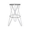 Meridian Furniture,Mercury White Iron Bar Stool - 2 of 4