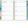 Global Printed Products Hardcover CY 2025 Fashion Planner - 5.5"x8" (Teal Floral) - 4 of 4