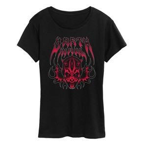 Women's - Star Wars - Darth Maul Heavy Metal Short Sleeve Graphic T-Shirt - 1 of 4