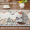 Acekool Washable Area Rug, Non-Slip Soft Botanical Floor Carpet, Plush Large Rug for Living Room Bedroom Home Office, Easy Care - 4 of 4