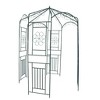 vidaXL Garden Arch Dark Green Wrought Iron Large Durable Garden Arch - 2 of 3