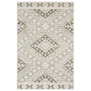 Captiv8e Designs Tiana Southwestern Inspirations Beige/Brown Rug - 1 of 4