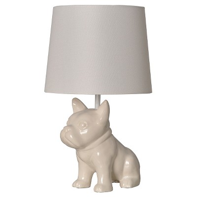 Bulldog Table Lamp White - Pillowfort 