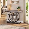 Hommoo 41.3" Industrial 4-Tier Console Table - 3 of 4