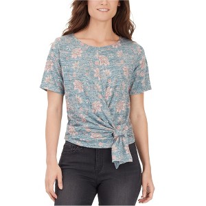 William Rast Womens Aubreigh Floral Pullover Blouse - 1 of 1