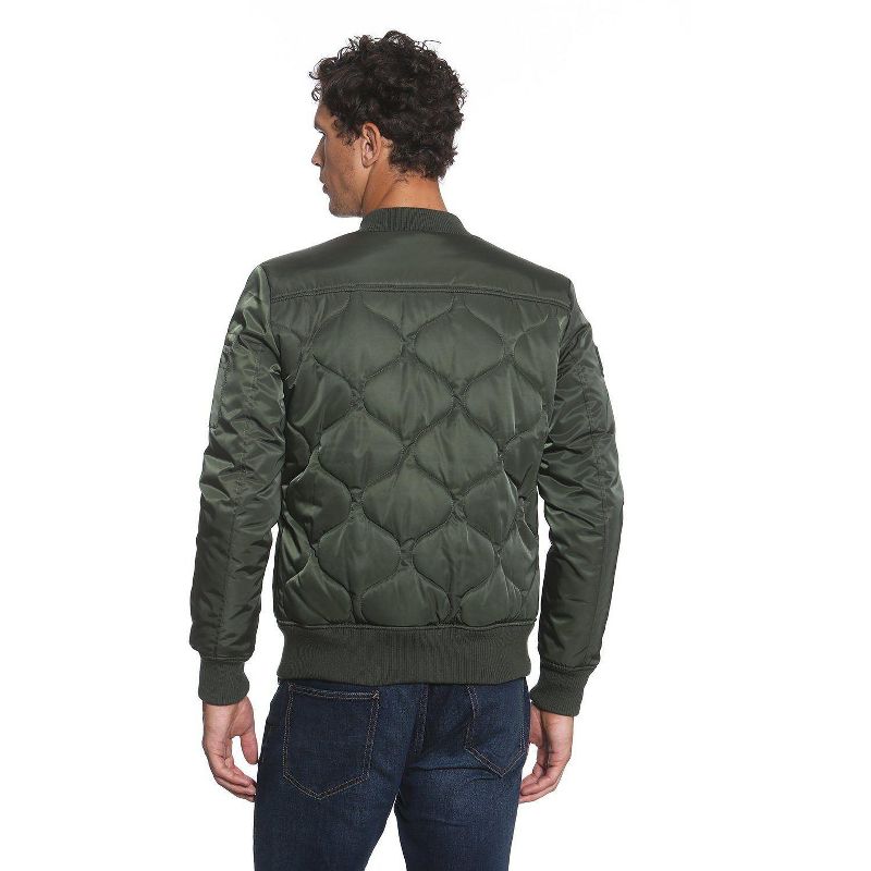 Members Only Men's Oval Quilt Bomber Jacket, 2 of 3