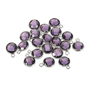 Unique Bargains DIY Craft Jewelry Making Necklace Crystal Birthstone Pendant 20 Pcs - 1 of 4