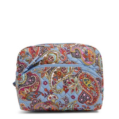 Vera Bradley Women's Cotton Brush Up Cosmetic Case Provence Paisley