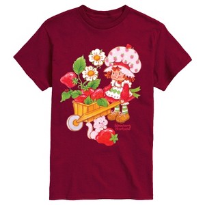 Men's - Strawberry Shortcake - Wheelbarrow And Custard Short Sleeve Graphic T-Shirt - 1 of 3