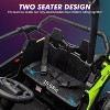 24V 2-Seater Kids Ride-On UTV, 4WD Electric Truck w/ Remote Control, LED Lights, Music, Shock Absorbers, 4×75W Motors - 2 of 4