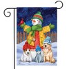 Briarwood Lane Winter Garden Flag 12x18 For Outdoor Snowman and Friends For Winter Garden Flag Flags For Outside - 2 of 4