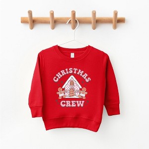 The Juniper Shop Christmas Gingerbread Crew Toddler Graphic Sweatshirt - 1 of 2